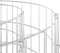 vidaXL - Gabion - plantenbak - verhoogd - 610x50x50 - cm - gegalvaniseerd - ijzer