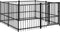 vidaXL - Hondenkennel - voor - buiten - 3,75 - m² - staal