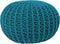 CONRAD - Poef - Groenblauw - 50 cm - Katoen