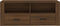 vidaXL - Tv-meubel - 100x35x40 - cm - bewerkt - hout - bruin - eikenkleur