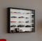 Vitrinekast wandvitrine Osado L zwart