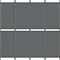 vidaXL - Kamerscherm - met - 4 - panelen - 200x200 - cm - stof - antracietkleurig