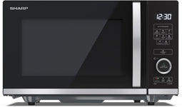 Sharp YC-QS204AE-B - Magnetron 800W - 20L Flatbed - Zwart