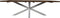 HSM Collection-Rechthoekige Tuintafel-250x100x4-Naturel/Zwart-Teak/Metaal
