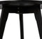 Alterego - GABY - Ronde nesttafels - Zwart - 50x50x45 cm