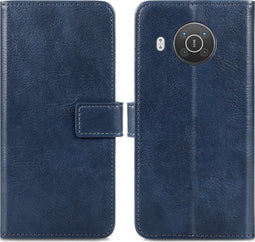 iMoshion Hoesje Geschikt voor Nokia X20 / X10 Hoesje Met Pasjeshouder - iMoshion Luxe Bookcase - Donkerblauw