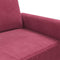 vidaXL - Tweezitsbank - 120 - cm - fluweel - wijnrood