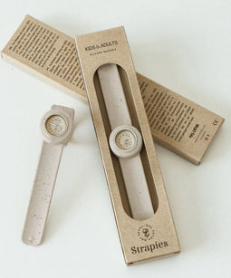Mrs Ertha Strapies Horloge - Voor Kids en Volwassenen - Speckled Nude