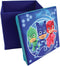 PJ Masks - opvouwbare opberg poef - 30 x 30 x 30 cm - Blauw
