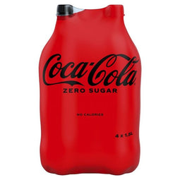 Coca Cola - Frisdrank coca cola zero petfles 1.5 liter | 4 stuks