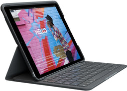 Logitech Slim Folio - Toetsenbord - Voor iPad (7e gen) - Grafiet