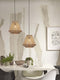 GOOD&MOJO Hanglamp Merapi - Bamboe Zwart - 30x30x30cm - Modern - Hanglampen Eetkamer, Slaapkamer, Woonkamer