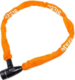 Steel 110cm Fietsslot - Oranje