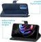 iMoshion Hoesje Geschikt voor Motorola Edge 20 Pro Hoesje Met Pasjeshouder - iMoshion Luxe Bookcase - Donkerblauw