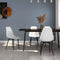 vidaXL - Eetkamerstoelen - 4 - st - PP - wit