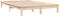 vidaXL - Bedframe - massief - grenenhout - 150x200 - cm