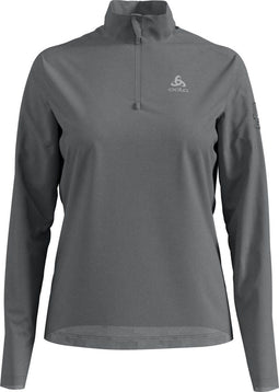 Odlo Midlayer Half-Zip Pillon Dames - Wintersportpully - Grijs - Maat L