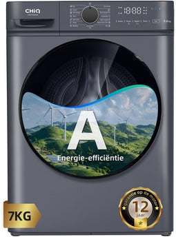 CHiQ CW07123863AX - Wasmachine - 7 KG - Space Pro - 16 programma's - AI Smart - Stoomwassen & Quick