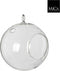 Mica Decorations decoglasbol transparant maat in cm: 20 x 20