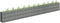 vidaXL - Gabion - plantenbak - verhoogd - 450x30x60 - cm - gegalvaniseerd - staal