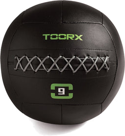 Toorx Professional Wall Ball Absolute - Gewichtsbal 35 cm 9 kg - Krachttraining - Groen