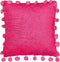 JASMINE - Sierkussen set van 2 - Roze - 45 x 45 cm - Polyester