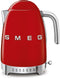 Smeg KLF04RDEU - Waterkoker - 7 temperatuurinstellingen - Rood