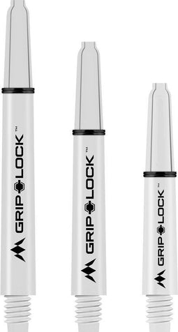 Mission Griplock Shaft - Dart Schachten - Wit - Set van 3