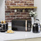 Tower Retro Waterkoker 1.7 Liter Bottega Rose Gold Zwart