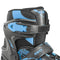 Roces Schaatsen Jongens - Maat 38-41 - Semi-softboot - Verstelbaar - Zwart - Blauw