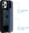 iMoshion Hoesje Geschikt voor iPhone 11 Pro Hoesje Met Pasjeshouder - iMoshion Backcover met pashouder - Donkerblauw
