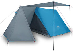 vidaXL - Tent - 3-persoons - waterdicht - blauw