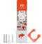 Clug Hybrid Fiets Clip voor de muur - Wit/Oranje