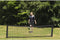 AXI multifunctioneel Sportnet - 300x80cm - Voor voetvolley tennis rebounder - Zwart