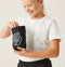 Regatta - Kids Pack It III Opvouwbaar Kinder Regenjack - Zwart - Maat 158