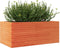 vidaXL - Plantenbak - 110x60x46 - cm - massief - grenenhout - wasbruin