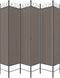 vidaXL - Kamerscherm - met - 6 - panelen - 240x200 - cm - stof - antracietkleurig