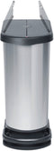Rotho Paso pedaalemmer - afvalscheider 50L - 2x25L - BPA vrij - zilver metallic
