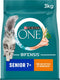 Purina ONE Senior - Kattenvoer Droogvoer - Kip & Volkoren Granen (3 kg)