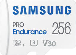 Samsung PRO Endurance - microSDXC 256GB - 4K en Full HD opname - tot 140.000 uur