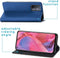 iMoshion Hoesje Geschikt voor Oppo A74 (5G) / A54 (5G) Hoesje Met Pasjeshouder - iMoshion Slim Folio Bookcase - Blauw