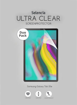 Selencia Screenprotector Geschikt voor Samsung Galaxy Tab S5e / Tab S6 - Selencia Duo Pack Ultra Clear Screenprotector tablet