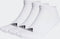 adidas Sportswear - Gevoerde Korte Sokken - Demping en Voetboogondersteuning - Wit (3 paar)