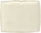 vidaXL - Ligbed - Kussen - voor - Rugleuning - Crème - 50x40x12 - cm - Oxford - Stof