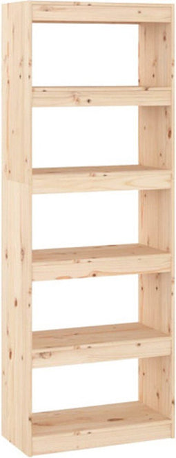 vidaXL - Boekenkast/kamerscherm - 60x30x167,5 - cm - massief - grenenhout