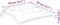 vidaXL - Stoelkussens - 6 - st - 50x50x7 - cm - oxford - stof - crèmewit