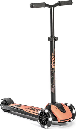 Scoot and Ride Highwaykick 5 - Kinderstep met LED verlichting - Peach