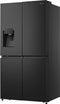 Hisense RQ760N4SBFE - Amerikaanse koelkast - 584 liter - Zwart staal