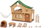 Sylvanian Families 5451 Blokhut aan het meer- te combineren met 5450 Boomhut( stapelen)
