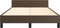 vidaXL - Bedframe - met - hoofdeinde - zonder - matras - 120x200 - cm - bruin